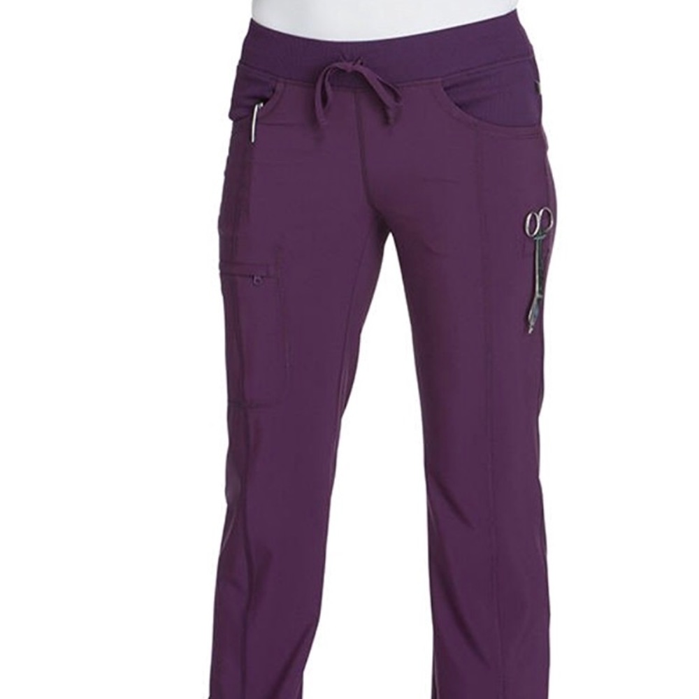 Cherokee Infinity Drawstring Pant in Eggplant